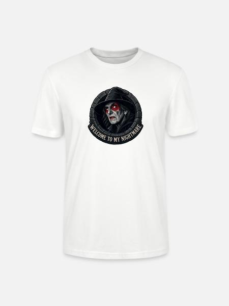 Nightmare Witch in Stone Ring - Stanley/Stella Crafter Unisex Organic T-Shirt - white