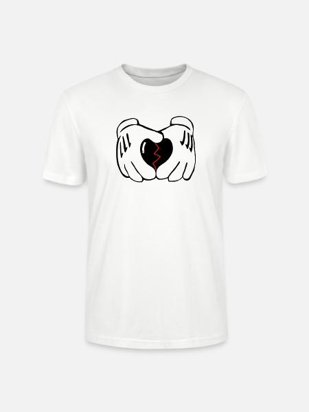 no_glove_love - Stanley/Stella Crafter Unisex Organic T-Shirt - white