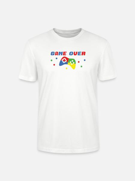 GAME_OVER - Stanley/Stella Crafter Unisex Organic T-Shirt - white