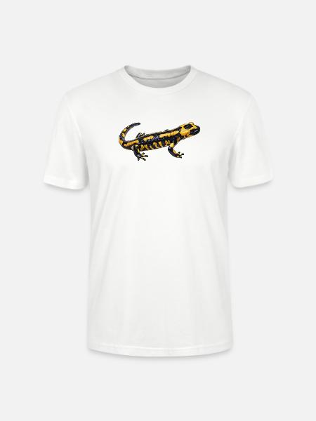 Fire salamander - Stanley/Stella Crafter Unisex Organic T-Shirt - white