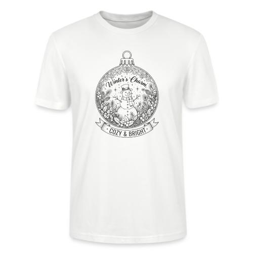 Festive Snowman T-Shirt - Stanley/Stella Crafter Unisex Organic T-Shirt