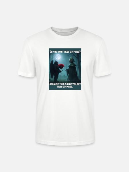 Mothman Romance - Stanley/Stella Crafter Unisex Organic T-Shirt - white