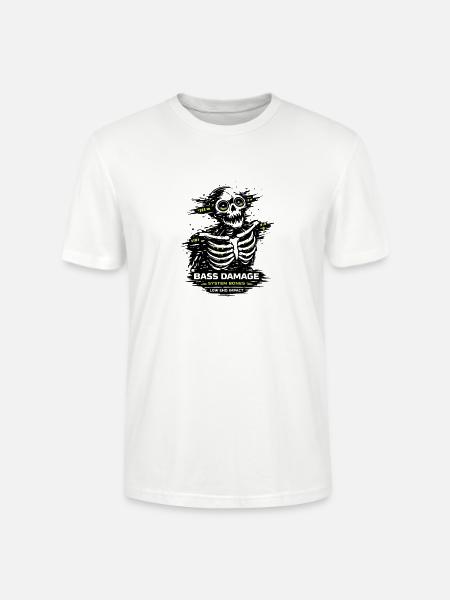 System Bones: Neon Circuit Monster - Stanley/Stella Crafter Unisex Organic T-Shirt - white