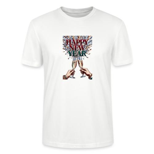 Toasting Hands T-Shirt Confetti Shower Premium - Stanley/Stella Crafter Unisex Organic T-Shirt
