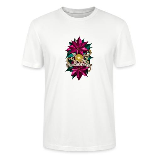 Queen of the Solstice Poinsettia T-Shirt - Stanley/Stella Crafter Unisex Organic T-Shirt