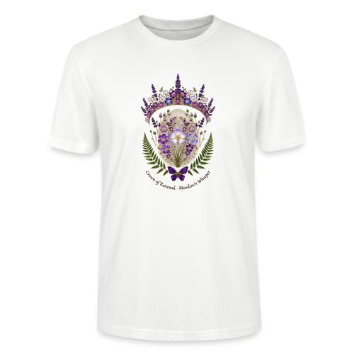 Spring Meadow Crown Tee, Cottagecore Renewal Gift - Stanley/Stella Crafter Unisex Organic T-Shirt