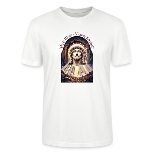 Easter He Is Risen Face of Christ T Shirt, Gift - Stanley/Stella Crafter Unisex Organic T-Shirt