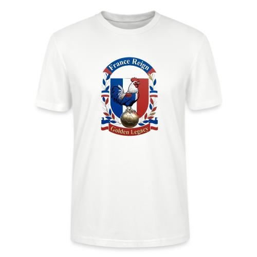 France Rooster Reign T-Shirt, Tricolore Pride Gift - Stanley/Stella Crafter Unisex Organic T-Shirt