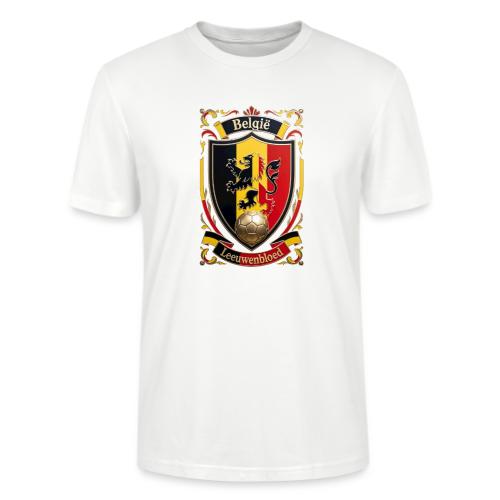 Belgium Lion Crest T-Shirt, Belgian Flag Gift - Stanley/Stella Crafter Unisex Organic T-Shirt