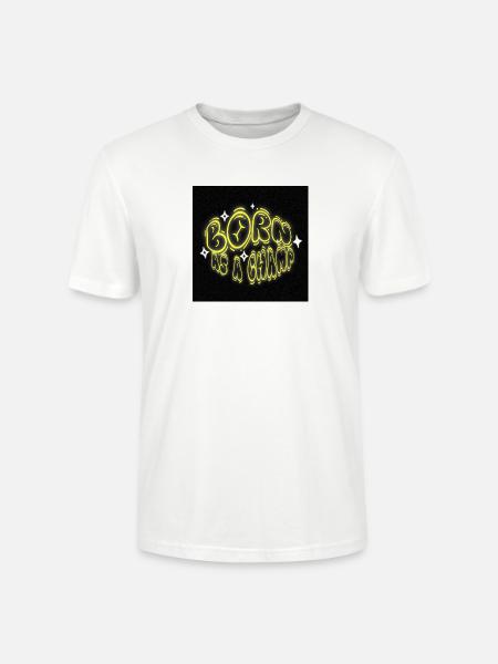 Champ Neon Glow - Stanley/Stella Crafter Unisex Organic T-Shirt - white