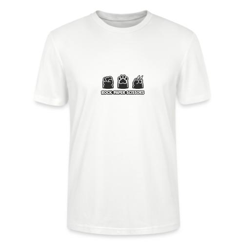 Playful Dog Paw Rock Paper Scissors - Stanley/Stella Crafter Unisex Organic T-Shirt