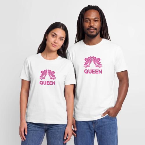 Queenlisse™ Signature Crown T-Shirt – Elegant - Stanley/Stella Crafter Unisex Organic T-Shirt