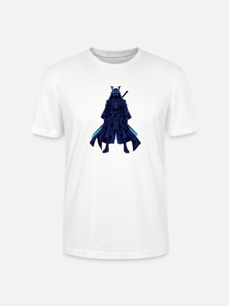 Neon Dread Samurai - Stanley/Stella Crafter Unisex Organic T-Shirt - white