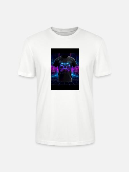 Neon Circuit Controller - Stanley/Stella Crafter Unisex Organic T-Shirt - white
