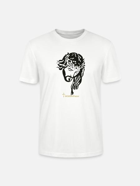 JESUS - Stanley/Stella Crafter Unisex Organic T-Shirt - white