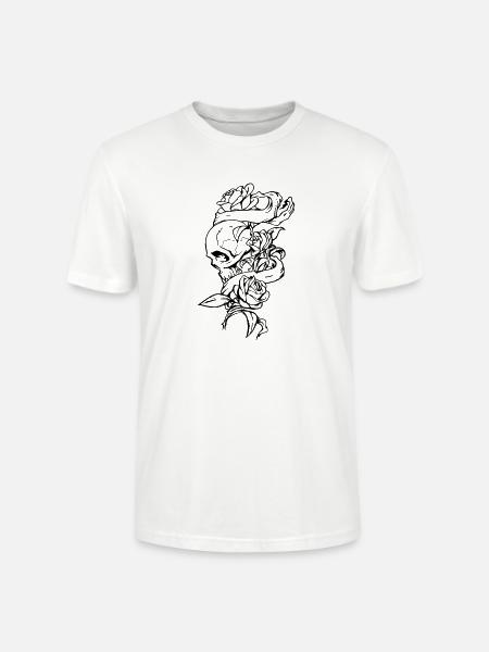 skullandrose - Stanley/Stella Crafter Unisex Organic T-Shirt - white