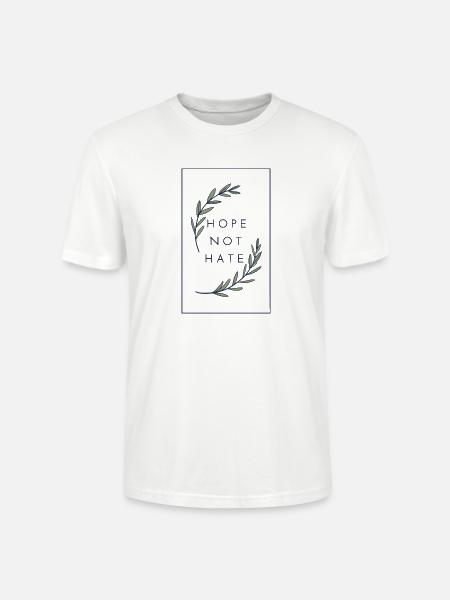 Hope Not Hate - Stanley/Stella Crafter Unisex Organic T-Shirt - white