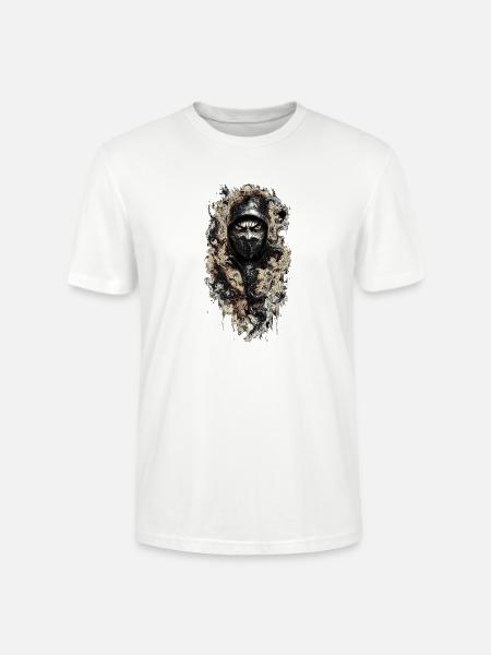 face mask demon - Stanley/Stella Crafter Unisex Organic T-Shirt - white