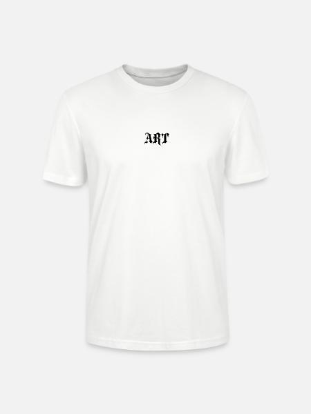 Gothic  Black Typography - Stanley/Stella Crafter Unisex Organic T-Shirt - white