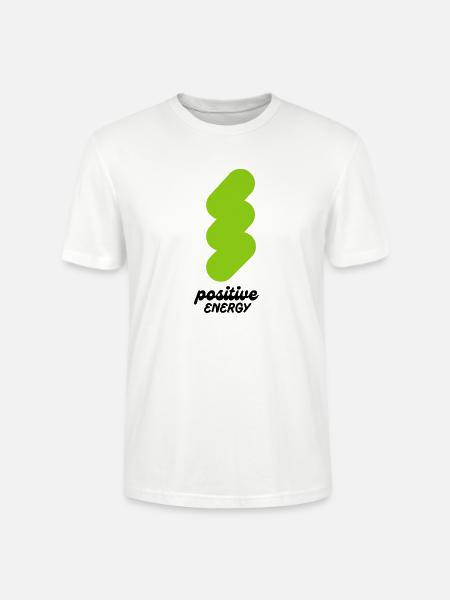 Positive Energy Neon Splash - Stanley/Stella Crafter Unisex Organic T-Shirt - white