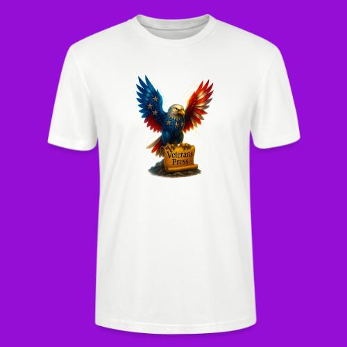 Veterans Press & Bald Eagle Flag 2 Print Set - Stanley/Stella Crafter Unisex Organic T-Shirt