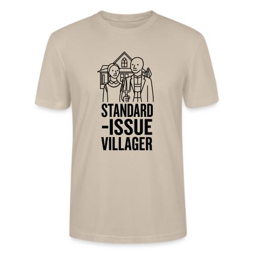 Standard-Issue Villagers (Black on Light) - Stanley/Stella Crafter Unisex Organic T-Shirt