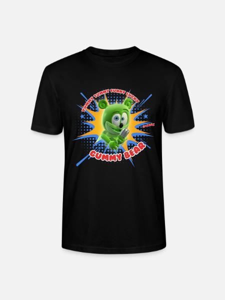 Funny Lucky Gummy Bear - Stanley/Stella Crafter Unisex Organic T-Shirt - black
