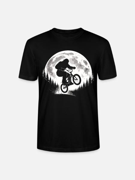 Bigfoot BMX Jump - Stanley/Stella Crafter Unisex Organic T-Shirt - black