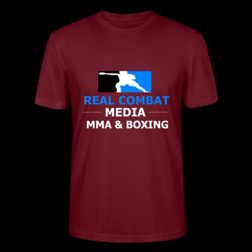 RCM MMA & BOXING Light Blue White Text - Stanley/Stella Crafter Unisex Organic T-Shirt