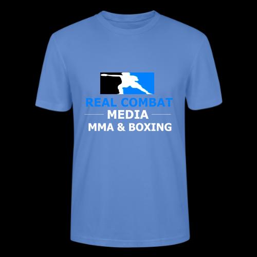 RCM MMA & BOXING Light Blue White Text - Stanley/Stella Crafter Unisex Organic T-Shirt