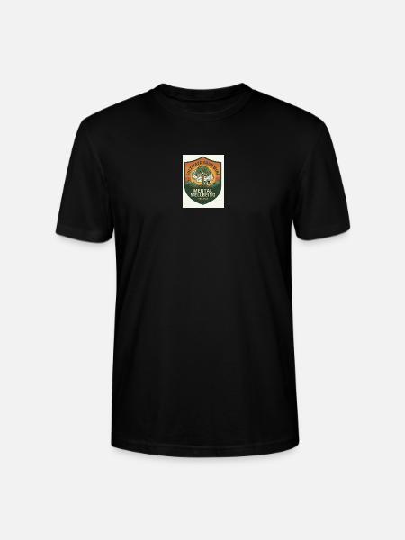 Mind Growth Shield Patch - Stanley/Stella Crafter Unisex Organic T-Shirt - black