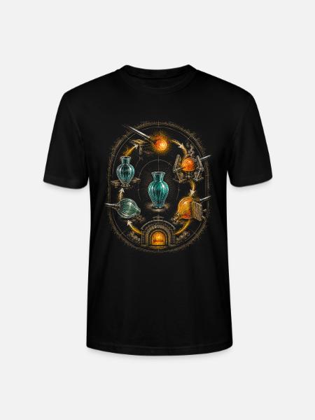 Glass Blowing - Stanley/Stella Crafter Unisex Organic T-Shirt - black