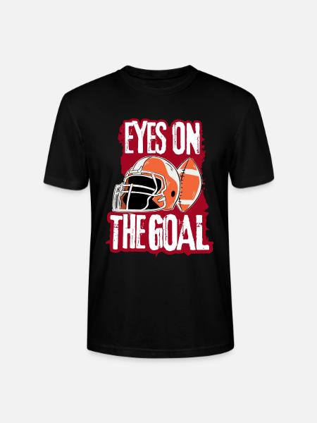 American Football T-Shirt - Stanley/Stella Crafter Unisex Organic T-Shirt - black