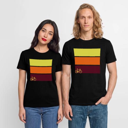tricolor with bicycle - Stanley/Stella Crafter Unisex Organic T-Shirt