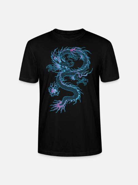 chinese dragon - Stanley/Stella Crafter Unisex Organic T-Shirt - black