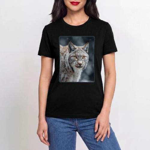 Lynx Portrait Piercing Eyes Design - Stanley/Stella Crafter Unisex Organic T-Shirt