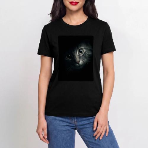 Cat Face in Shadow Close-Up Design - Stanley/Stella Crafter Unisex Organic T-Shirt