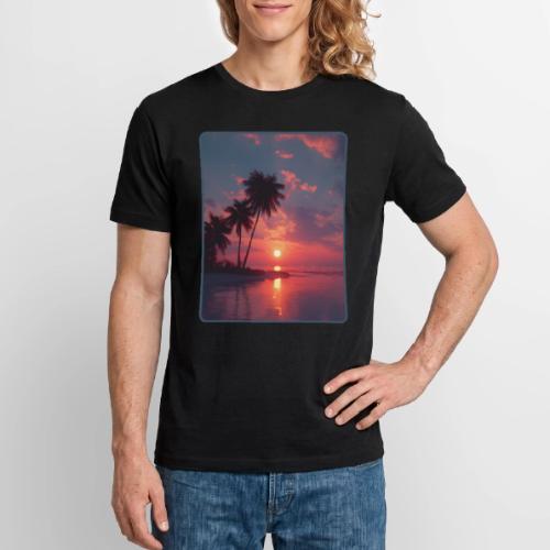 Tropical Sunset Ocean Reflection Design - Stanley/Stella Crafter Unisex Organic T-Shirt