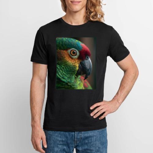 Colorful Parrot Close-Up Design - Stanley/Stella Crafter Unisex Organic T-Shirt