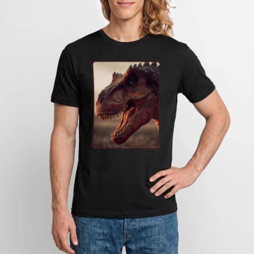 T Rex Roaring Close-Up Design - Stanley/Stella Crafter Unisex Organic T-Shirt