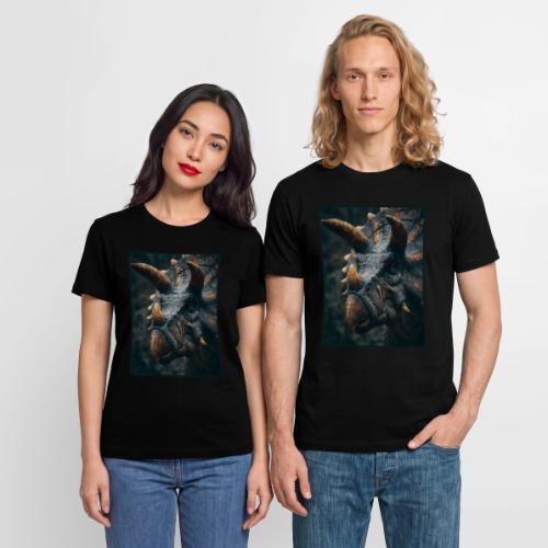 Triceratops Detailed Portrait Design - Stanley/Stella Crafter Unisex Organic T-Shirt