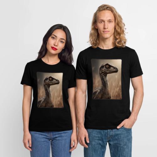 Velociraptor Feathered Portrait Design - Stanley/Stella Crafter Unisex Organic T-Shirt