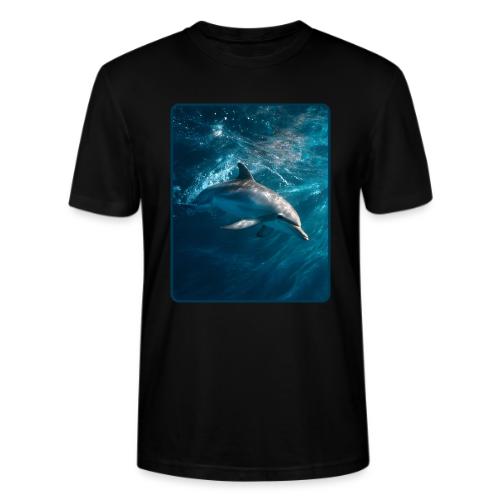 Dolphin Sunlit Ocean Serenity Design - Stanley/Stella Crafter Unisex Organic T-Shirt