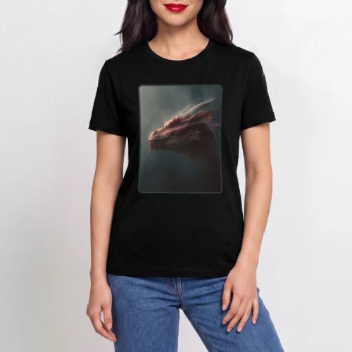 Red Dragon Fog Portrait Design - Stanley/Stella Crafter Unisex Organic T-Shirt
