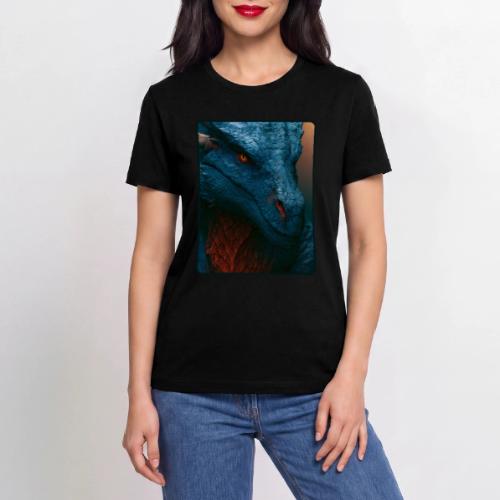 Turquoise Dragon Fire Eye Design - Stanley/Stella Crafter Unisex Organic T-Shirt