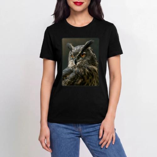 Eurasian Eagle Owl Portrait Design - Stanley/Stella Crafter Unisex Organic T-Shirt