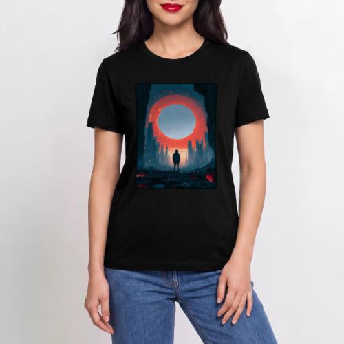 Cosmic Portal Future City Design - Stanley/Stella Crafter Unisex Organic T-Shirt