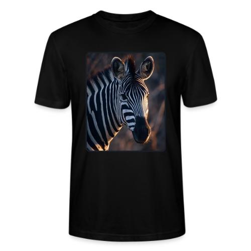 Majestic Zebra Sunset Portrait Design - Stanley/Stella Crafter Unisex Organic T-Shirt