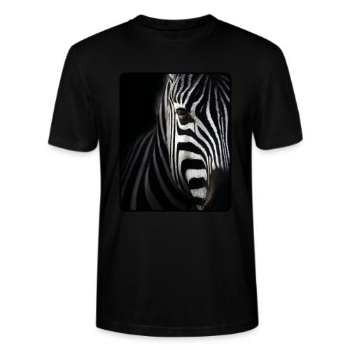 Zebra High Contrast Portrait Design - Stanley/Stella Crafter Unisex Organic T-Shirt