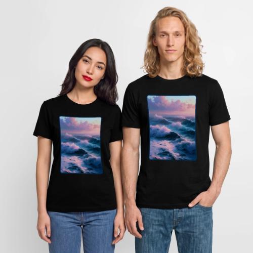 Dreamy Pastel Ocean Sunset Art - Stanley/Stella Crafter Unisex Organic T-Shirt